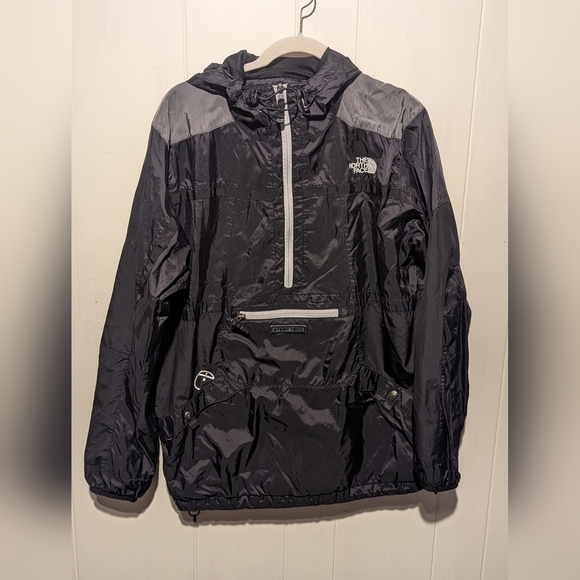 The North Face Other - The North Face Steep Tech Light Rain Jacket (Black and grey) Large